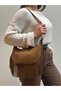 Mave Women's 100% Genuine Nubuck Leather Shoulder Bag – Detailed Stylish Design Suede Hand and Shoulder Bag - 2