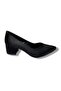 Mengi 690-26 Satin Short Square Heel Women's Shoes 38-40 - 2