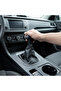 Gear Shift Boot Cover. Black and White Stitched High-Quality Gear Shift Boot Cover