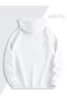 Unisex Dear Couple Combination New Year Mr. Printed Men's Oversized 100% Cotton Hooded Sweatshirt - 3