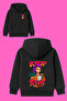Demon Hunters Huntrx Printed Black Hooded Sweatshirt