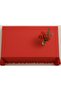 Red Buldan Cotton Linen Fluffy Table Cloth - 2