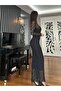 Black Long Lace Dress - 6