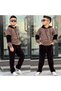 Boy's Hooded Sweatshirt - Velvet Pants Full Lycra Winter Top and Bottom 2-Piece Set - Holiday Wear