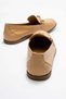 Women's Genuine Leather Loafers Crystal Buckle Detail Casual Shoes Caramel Porto Color-Match Leather Lining - 7