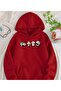 Hooded Sweatshirt with Panda Print Detail