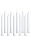 Candle | White Stick Candle Set of 10-Piece for Wedding & Home Decor (20 cm)