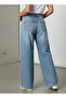 Wide Leg Flexi Waist Jeans - 3