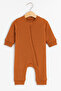 Ribbed Jumpsuit with Zipper