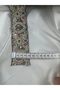 Embroidered Drop Motif Ribbon Lace - 4