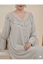 Premium Night gown with intricate lace detailing - 3