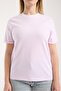 Women's 100% Cotton Pinstripe Basic Round Neck Short Sleeve T-Shirt 6012 - 4