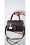 Çantamella Brown Hand Shoulder Bag with Butterfly Charm Gift - 2