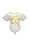Best Hello Baby White Gold Dress Foil Balloon