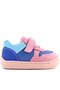 Bob Genuine Leather Blue Pink Barefoot Velcro Elastic Baby Sneaker Shoes - 3