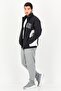 Men Sportswear Fit Long Sleeve Outdoor Jacket, Black - 3