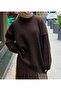 Crew Neck Oversized Standard Size Knitwear Sweater