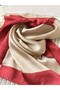 Colorful, Special Patterned 70X70 Size Stylish Satin Scarf - 6