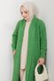 Shawl Collar Casual Knitwear Cardigan Green Hm2248 - 6