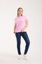 Women's Basic Crew Neck Short Sleeve 100% Cotton Comfortable Fit Casual Sports Stylish T-Shirt 6021 - 5