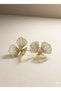 Flower Motif Scalloped Bridal Tiara - Bridal Hair Accessory - Hair Pin - Handmade