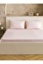 1St Quality Natural Anatolian Cotton Hypoallergenic Flat Sheet Set Pink - 2