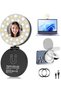Magnetic Selfie Light with Mirror & Two Magnetic Rings — LED Fill Light for Phones (Selfies, TikTo