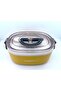 Stainless Steel Single Compartment Food Container - Lunch Box Vgn540 Yellow - 2