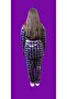Pajama Set with Dressing Gown (Three-Piece) French Velvet - 7