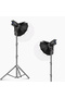 PK-400S KIT A – 300W LED Studio Light with Deep Soft Light Ball and 2.8m Tripod