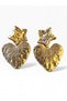 Zr Model Vintage Star and Heart Earrings - 4