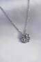 316L Steel Silver Color Open Clover Model Women's Necklace -