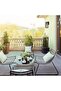 Outdoor Wall Sconce Matte Black Wall Lantern with Clear Glass Shade Weather Resistant Front Porch - 4