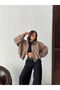 Scuba Suede Coat - Light Brown |   F2017 - 2
