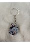 Genshin Ganyu Acrylic Anime Keychain Bag Ornament (4 cm)