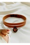 Real Leather Flower Choker Necklace