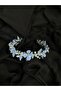 Epoxy Flower Pearl Detailed Bridal Engagement Maternity Crown – Handmade Hair Accessory - 4