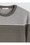 Lcwaikiki Classic Crew Neck Color Block Men's Knitwear Sweater - 6