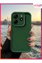 Pine Green Edges Thick Pan Silicone Case for Xiaomi Redmi Note 14 4g