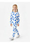 cool-blue-tie-dye-activewear-2-piece-set-for-girls - 3