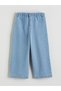 Indigo Buy Elastic Wideleg Girls' Jean Pants - 4