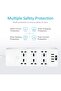 Power Strip 5M — 6-Socket Extension Lead with 4x 2.1A USB, 3000W Surge Protected - 3