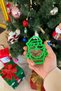 New Green Santa Claus Dough Sculpting Set/Cookies, Ceramic, Polymer Clay, Play Dough 8X10 cm