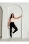 Tulle Detailed Stretchy Leggings - 5