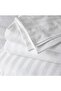 Livenza Home 2Pcs Flat Sheet Set – White Striped | 160x240 cm + 1 Pillow Case | Soft & Lightweight - 2