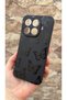 Xiaomi Mi 15t Pro Compatible Black Butterfly Pattern Silicone Shock-Absorbing Classic Protective Rubber Case 277 - 4