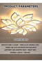 مصباح سقف LED منزلي بسيط وعصري وأنيق بتصميم أكريليك مبتكر - 7