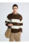 Zero Roba Collar Striped Men's Knitwear Sweater from Uzg Store for Style Enthusiasts