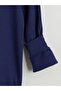 Lcwaikiki Classic Navy Blue Crew Neck Printed Men's Thick Sweatshirt - 7