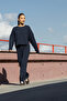 Crew Neck Hair Knitted Knitwear Set - 2